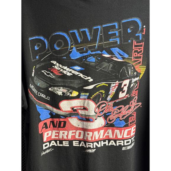 Competitors View Power and Performance Dale Earnhardt Graphic T-Shirt Size XL - Picture 5 of 6